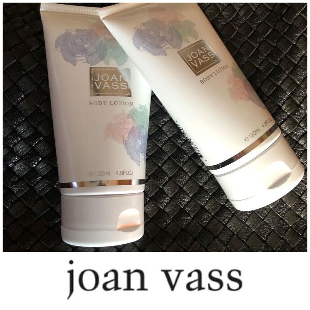 JOAN VASS - Two Tubes (4 fl oz each) Body Lotion (unsealed but unused product)